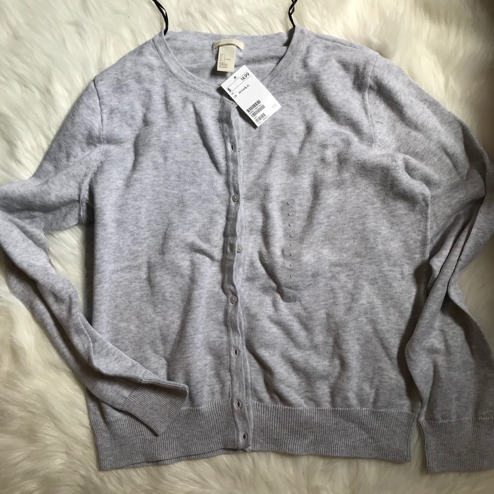 NWT gray cardigan